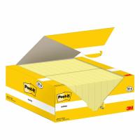 Post-It 653-CY-VP24 Rectangle Jaune 100 feuilles Auto-adhésif
