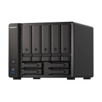 QNAP TS-H973AX NAS Tower Ryzen Embedded V1500B 8 Go DDR4 0 To QuTS hero Noir