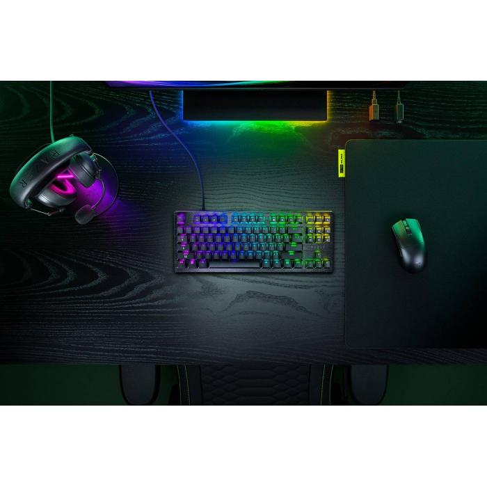 Razer Huntsman V3 HE Magnetic Tenkeyless 8KHz clavier Gaming USB QWERTY Anglais Noir — image 4 sur 12