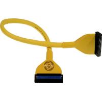Revoltec Floppy Cable round Yellow 48cm 0.48m câble SATA