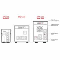 Riello NPW 1500 alimentation d'énergie non interruptible 1,5 kVA 900 W 6 sortie(s) CA