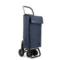 Rolser Sbelta Tweed Noir, Bleu foncé Valise à roulettes