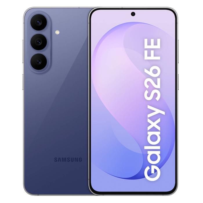 Samsung Galaxy S26 FE 17 cm (6.7'') Double SIM Android 17 5G USB Type-C 8 Go 128 Go 4900 mAh Myrtille — image 2 sur 2