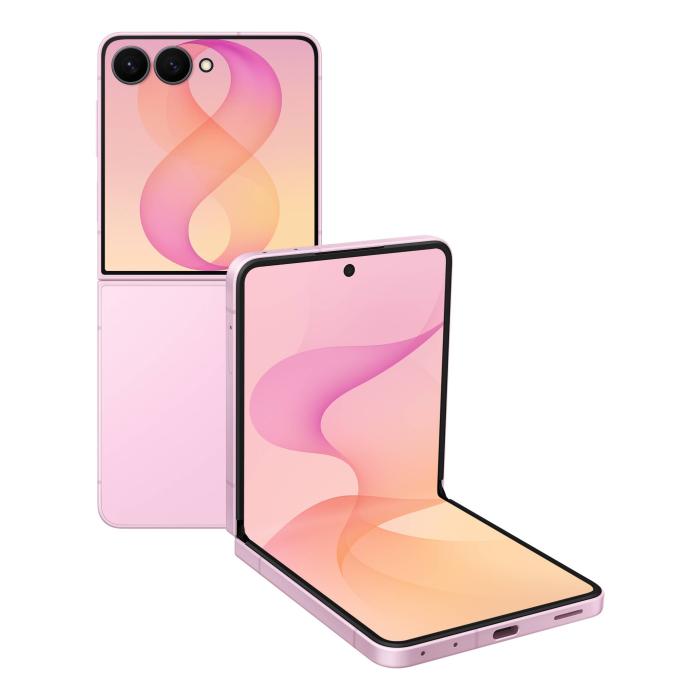 Samsung Galaxy Z Flip8 17,5 cm (6.9'') Double SIM 5G USB Type-C 12 Go 256 Go 4300 mAh Rose — image 2 sur 10