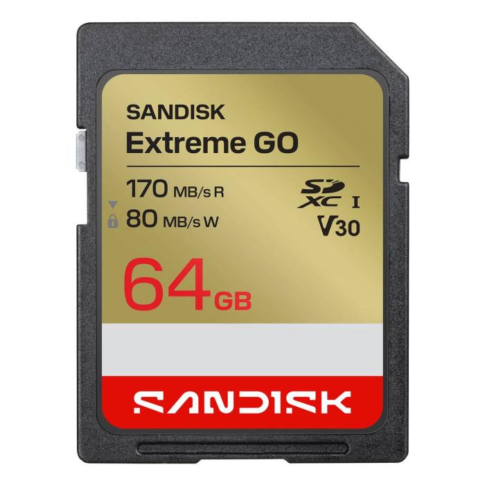 SanDisk Extreme GO 64 Go SDXC UHS-I — image 3 sur 4