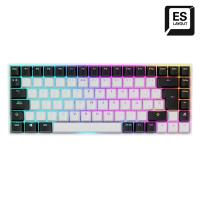 Sharkoon SKILLER SGK50 S3 clavier Jouer USB QWERTY Espagnole Blanc