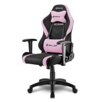 Sharkoon Skiller SGS2 Jr. Siège de jeu universel Siège rembourré Noir, Rose