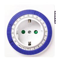 Silver Electronics 49402 minuteur électrique Bleu, Blanc Programmateur journalier