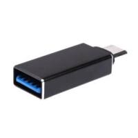 Silver Sanz 17125 adaptateur et connecteur de câbles USB Type C USB Type A Noir