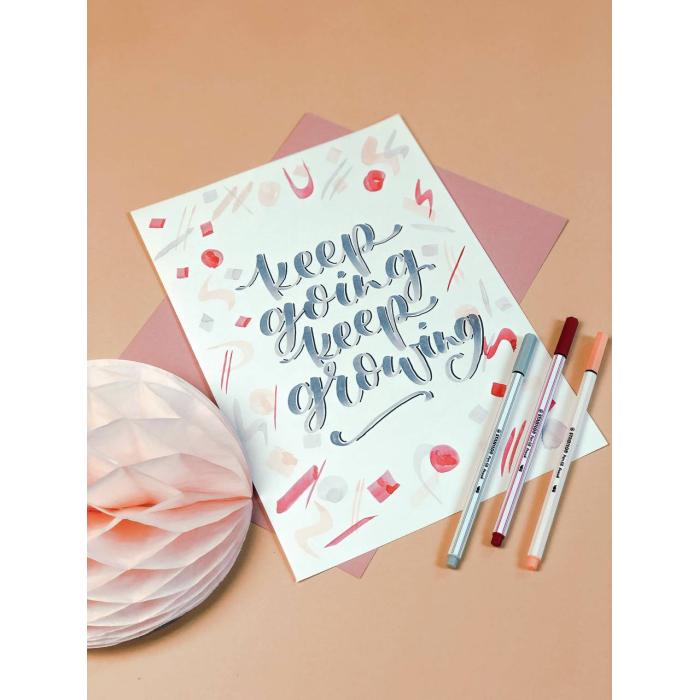 STABILO CF10 PEN 68 BRUSH PINK — image 6 sur 7