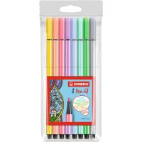 STABILO Pen 68 stylo-feutre Multicolore 8 pièce(s)