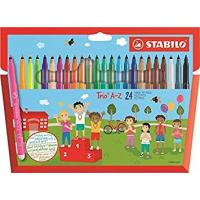 STABILO Trio A–Z stylo-feutre Fin Multicolore 24 pièce(s)