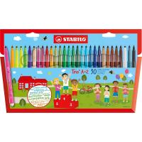 STABILO Trio A–Z stylo-feutre Fin Multicolore 30 pièce(s)