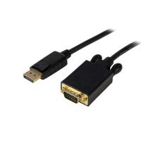 StarTech.com Adaptateur DisplayPort vers VGA - Câble Display Port Mâle VGA Mâle 1920x1200 - Noir 1,8m
