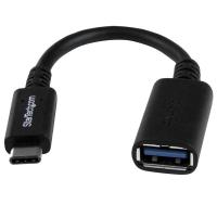 StarTech.com Adaptateur USB-C vers USB-A de 15cm, USB 5Gbps, 3A, Convertisseur USB-C Mâle vers USB-A Femelle, Certifié USB-IF - Compatible Thunderbolt