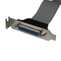 StarTech.com Câble adaptateur de carte mère à faible encombrement avec port parallèle, 40 cm, avec support – DB25 (F) vers IDC26