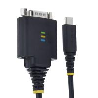 StarTech.com Câble Adaptateur USB-C vers Série de 30 cm, Rétention COM, Puce FTDI, Type-C vers DB9 RS232 Mâle, Voyants, voir l’image 8 sur 12