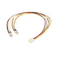 StarTech.com Câble d'alimentation en Y pour ventilateur Molex de 30 cm - Câble répartiteur 1x TX3 (F) vers 2x TX3 (M)