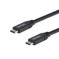 StarTech.com Câble de Charge Rapide USB-C de 3m, Charge et Synchronisation, 100W (5A) PD, USB 2.0, Certifié USB-IF - Cordon de Charge USB C