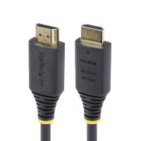 StarTech.com Câble HDMI Haut Débit Certifié Premium de 2,4m, 4K 60 Hz/1440p 144 Hz, HDR10/HDCP 2.2/ARC, 18 Gbps, Câble UHD HDMI 2.0 pour Téléviseur/Moniteur/Écran, Gaine en TPE