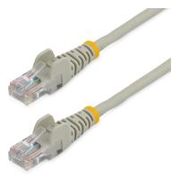 StarTech.com Câble réseau Cat5e UTP sans crochet de 2m - Cordon Ethernet RJ45 anti-accroc - M/M - Gris