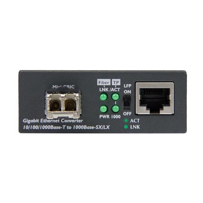 StarTech.com Convertisseur de média Gigabit Ethernet fibre optique compact - 850nm MM LC - 550 m — image 3 sur 5
