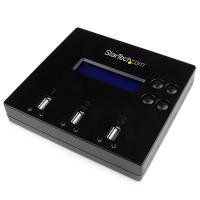 StarTech.com Duplicateur et Effaceur Autonome de 1 à 2 clés USB, Copieur de Plusieurs Clés USB, Copie Système et Fichier et Secteur par Secteur, 1,5 Go/min, Effacement en 3 Passes, Affichage LCD