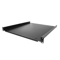 StarTech.com Étagère Rack 19 pouces 1U - Plateau Rackable Universel - Étagère Baie de Brassage - Étagère Cantilever Rack 19'' - Capacité 25kg - Rangement Rack Informatique - Profondeur 50cm (20'')