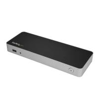 StarTech.com Station d'accueil USB-C pour PC portable double affichage 4K avec Power Delivery 60W et lecteur de carte SD