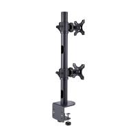 StarTech.com Support de Bureau pour 2 Moniteurs Empilés Verticalement, Double 49'', Poids total 32kg, Pince en C, Support, voir l’image 2 sur 10