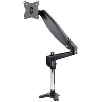 StarTech.com Support Simple Écran PC - Bras Moniteur VESA - Support Écran Bureau 32'' ou 49'' (32:9)/ 8kg - Porte Écran Hauteur Réglable/Articulé - Fixation Pince/œillet