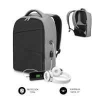SUBBLIM MOCHILA SECURE V2 AP ANTIROBO 16'' GRIS sac à dos