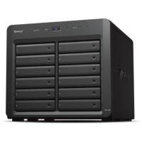 Synology DX1222 Boîtier de disques de stockage Boîtier disque dur/SSD Noir 2.5/3.5''
