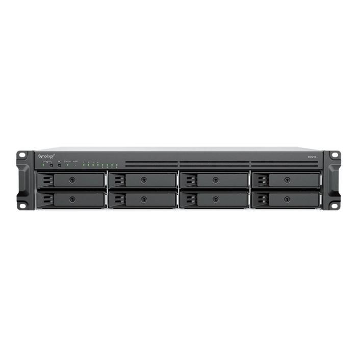 Synology RackStation RS1226+ serveur de stockage NAS Rack (2 U) AMD Ryzen V1500B 4 Go DDR4 0 To Synology DSM Noir — image 7 sur 12