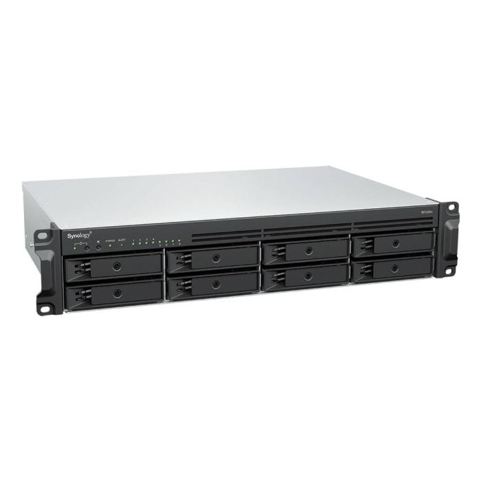Synology RackStation RS1226+ serveur de stockage NAS Rack (2 U) AMD Ryzen V1500B 4 Go DDR4 0 To Synology DSM Noir — image 12 sur 12
