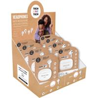 TECH ONE TECH TEC1420 écouteur/casque Sans fil Appels/Musique Bluetooth Blanc