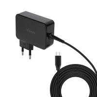 TooQ TQLC-USBCGAN90PD chargeur d'appareils mobiles Ordinateur portable Noir Secteur Intérieure