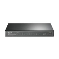 TP-Link T1500G-10PS(TL-SG2210P) Géré L2 Gigabit Ethernet (10/100/1000) Connexion Ethernet, supportant l'alimentation via ce port (PoE) Noir