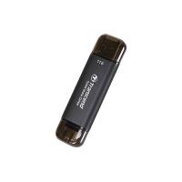 Transcend ESD310C Technologie Thunderbolt 256 Go USB Type-A vers USB Type-C USB 3.2 Gen 2x2 Noir