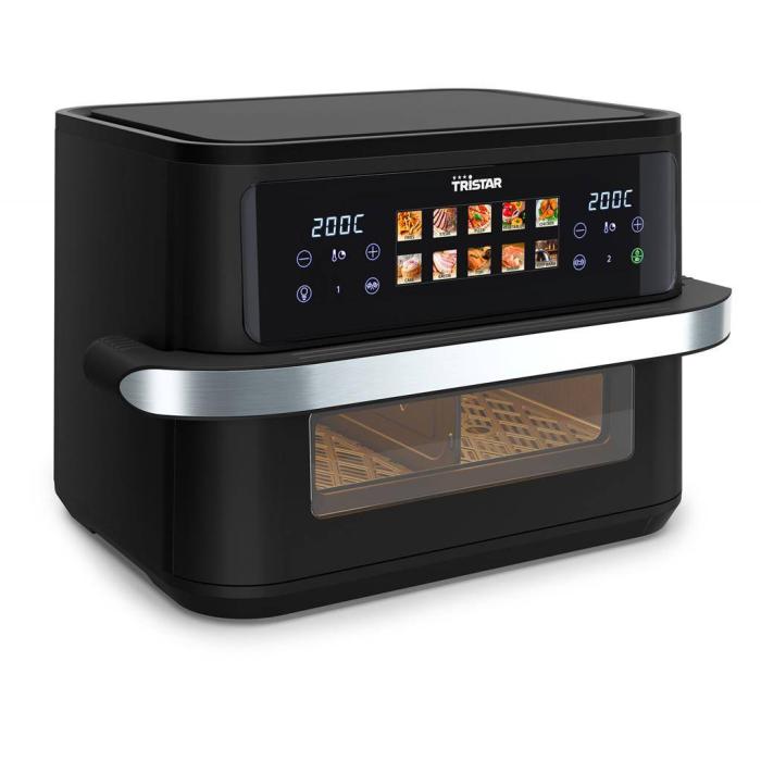 Tristar Double 10 L Autonome 2800 W Friteuse d’air chaud Noir, Acier inoxydable — image 6 sur 10