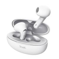 Trust Yavi Casque True Wireless Stereo (TWS) Ecouteurs Appels/Musique USB Type-C Bluetooth Blanc