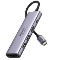 Ugreen 6-in-1 USB-C Hub USB Type-C Argent
