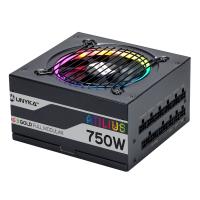 UNYKAch ATX Atilus RGB Black 750W unité d'alimentation d'énergie 20+4 pin ATX Noir