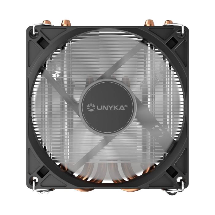 UNYKAch UNYCOOL H37 Processeur Refroidisseur d'air 9 cm Noir, Blanc 1 pièce(s) — image 10 sur 10