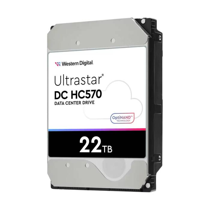 Western Digital Ultrastar DC HC570 disque dur 22 To 7200 tr/min 512 Mo 3.5'' Série ATA III — image 2 sur 3