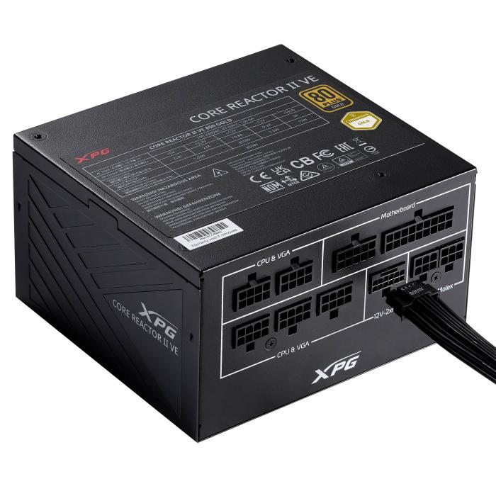 XPG COREREACTOR II VE 850W unité d'alimentation d'énergie 24-pin ATX ATX Noir — image 6 sur 10