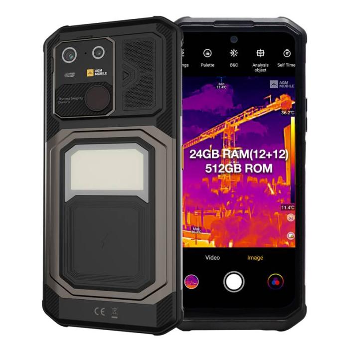 AGM G3 PRO 17,1 cm (6.72'') Doppia SIM Android 15 5G USB tipo-C 12 GB 512 GB 10000 mAh Nero — immagine 2 di 2