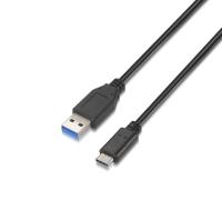 AISENS A107-0060 cavo USB USB 3.2 Gen 2 (3.1 Gen 2) 1 m USB A USB C Nero