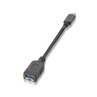 AISENS A107-0062 cavo USB USB 3.2 Gen 1 (3.1 Gen 1) 0,15 m USB C USB A Nero