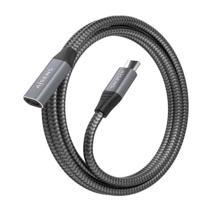 AISENS A107-0761 cavo USB USB 3.2 Gen 2x2 1,5 m USB C Grigio — immagine 2 di 4